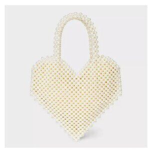 Target - A New Day - Beaded Pearl Heart Clutch